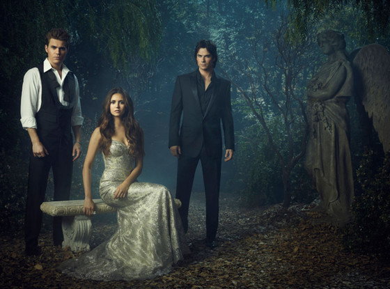 THE VAMPIRE DIARIES, Paul Wesley, Nina Dobrev, Ian Somerhalder THE VAMPIRE DIARIES, Paul Wesley, Nina Dobrev, Ian Somerhalder